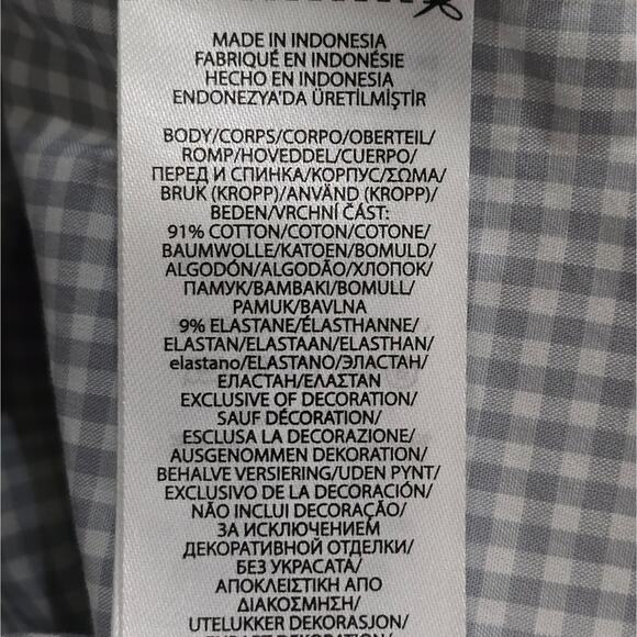 Polo Ralph Lauren GRAY GINGHAM Check Smooth STRETCH Shirt 3XB NAVY Pony NEW - Picture 7 of 8